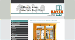 Desktop Screenshot of bayer-fenster.net