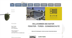 Desktop Screenshot of bayer-fenster.com