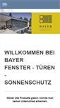 Mobile Screenshot of bayer-fenster.com