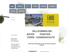 Tablet Screenshot of bayer-fenster.com